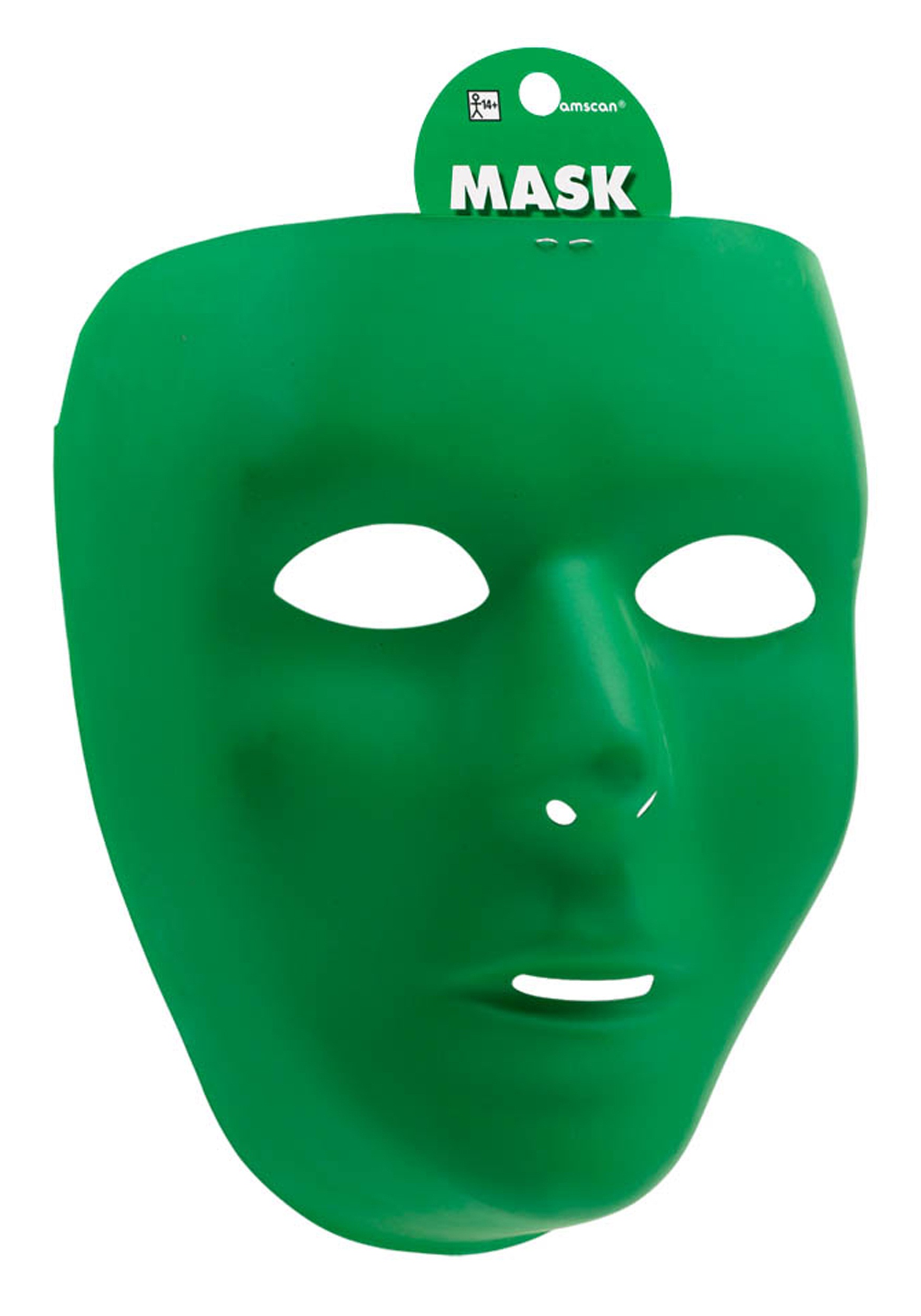 Masking зеленая. Маска Carnival Green. МАМАСЬКА. Саска. Маска пластиковая.