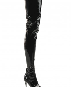 Black Patent Over the Knee Boot