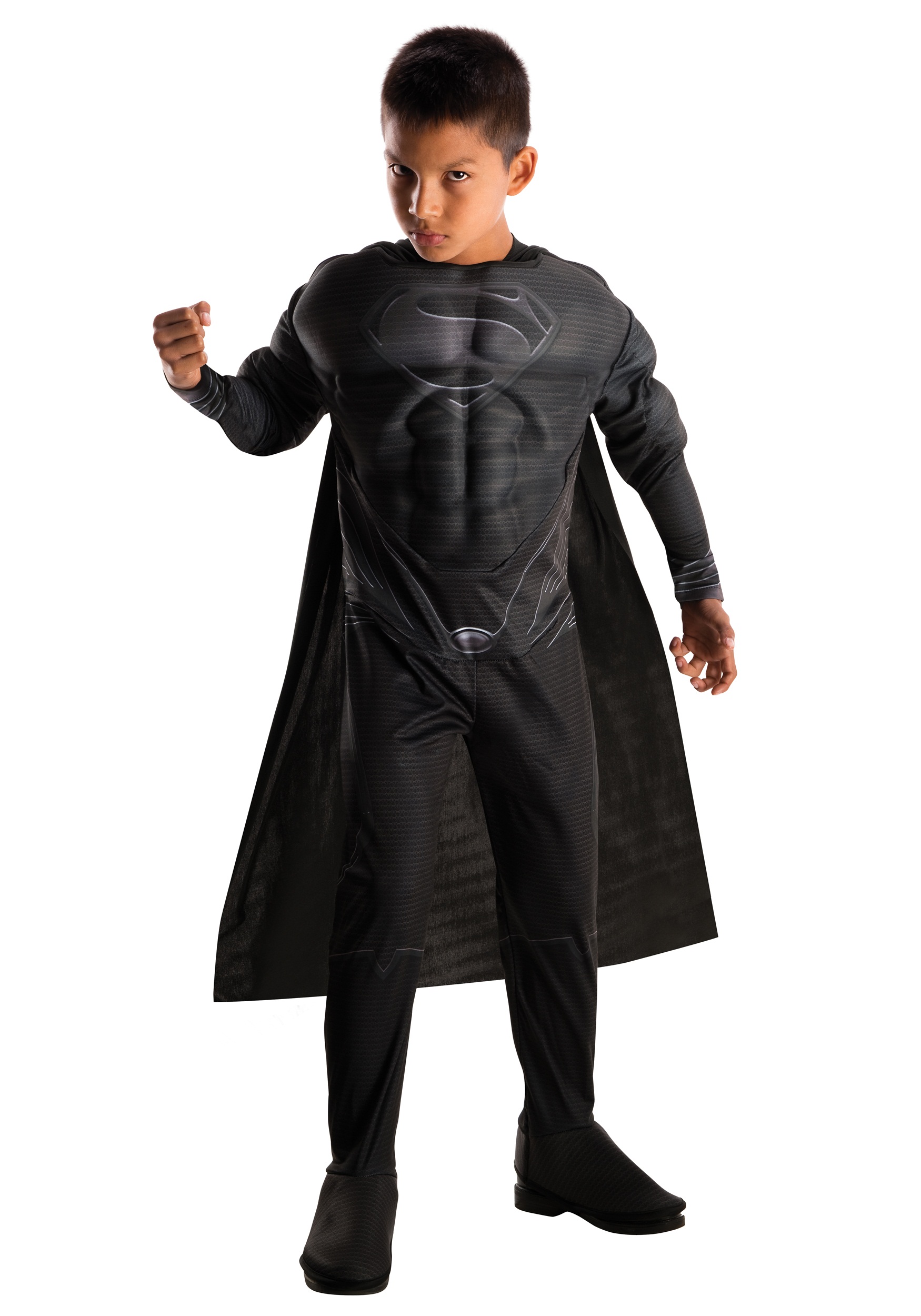 Deluxe Boys Black Suit Superman Costume Halloween Costume Ideas 2021
