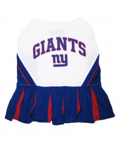 New York Giants Dog Cheerleader Outfit