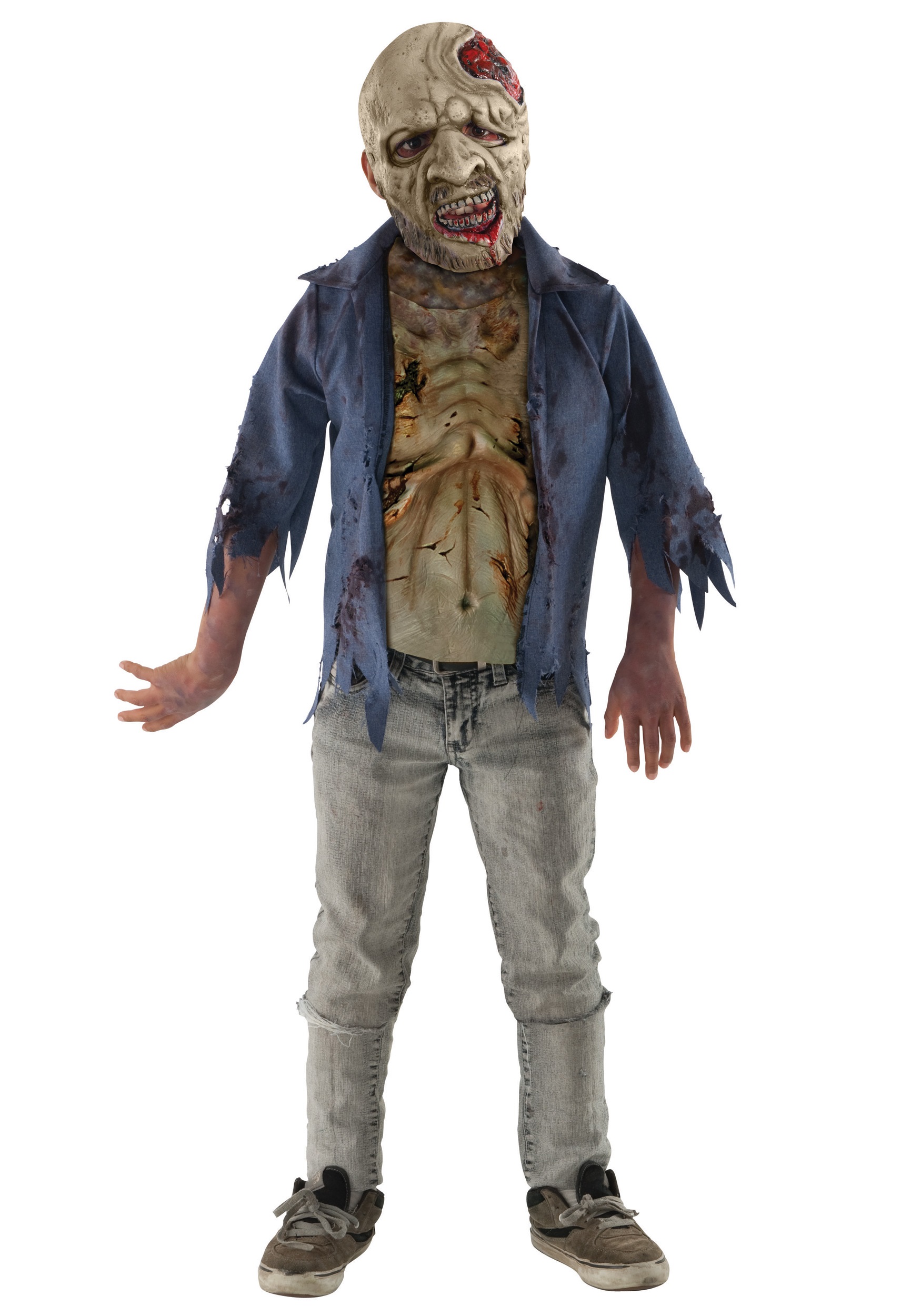 Kids Walking Dead Zombie Costume - Halloween Costume Ideas ...