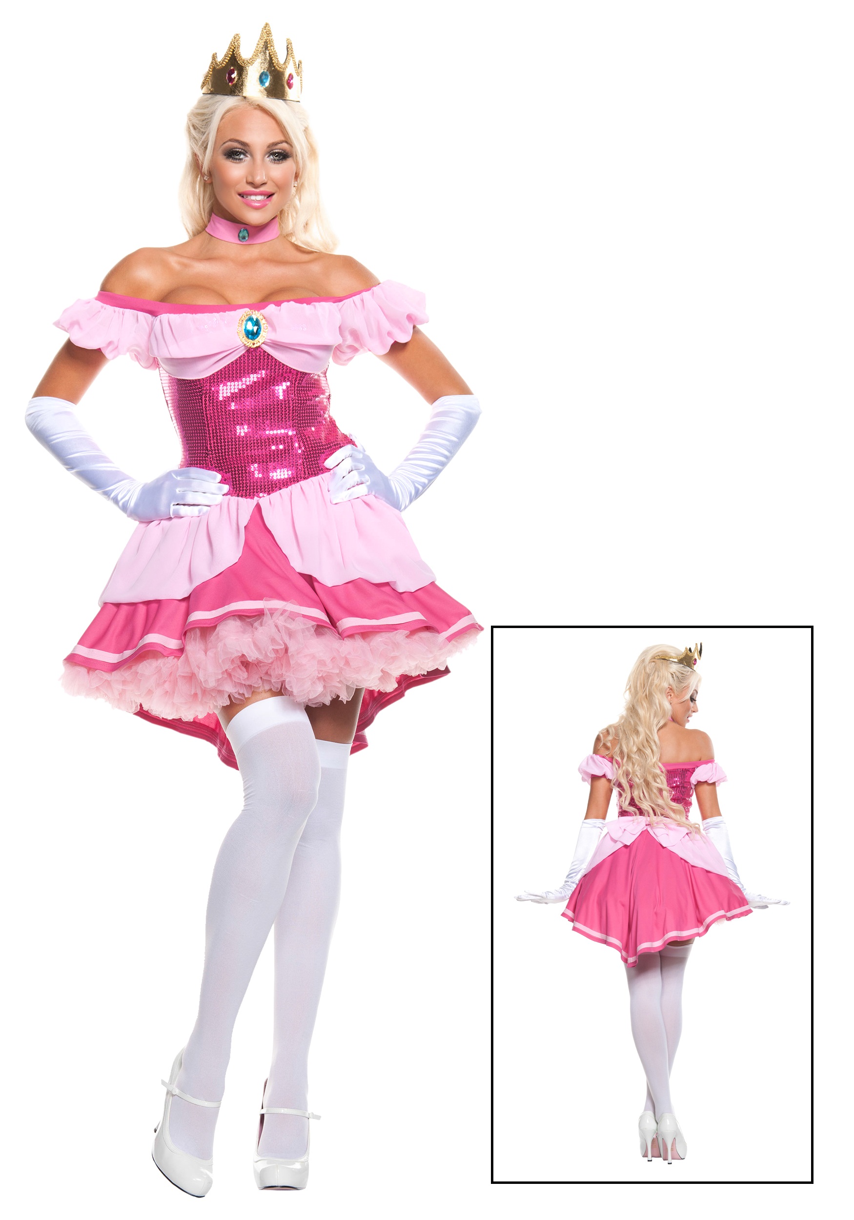 Plus Exclusive Sexy Sequin Pink Princess Costume Halloween Costume Ideas 2022