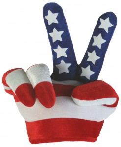 Peace Sign Flag Hat