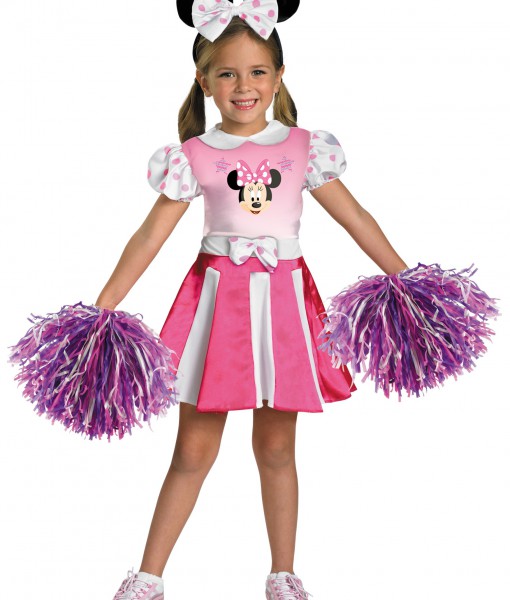 Girls Minnie Mouse Cheerleader Costume