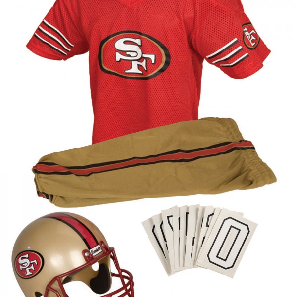 Franklin Sports Nfl San Francisco 49ers Deluxe Uniform Set : Target