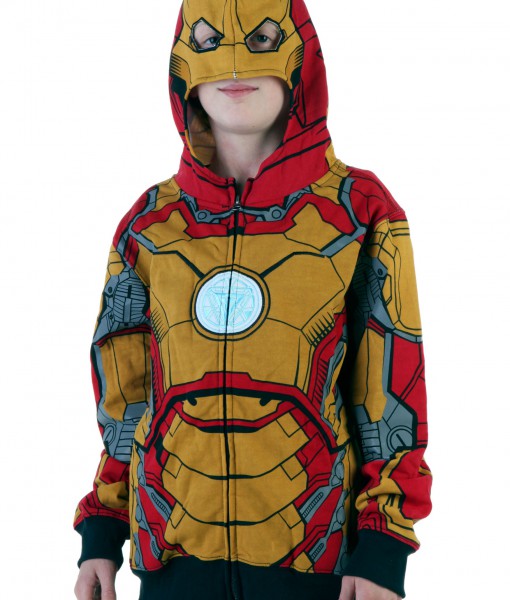 Youth Iron Man 42 Costume Hoodie