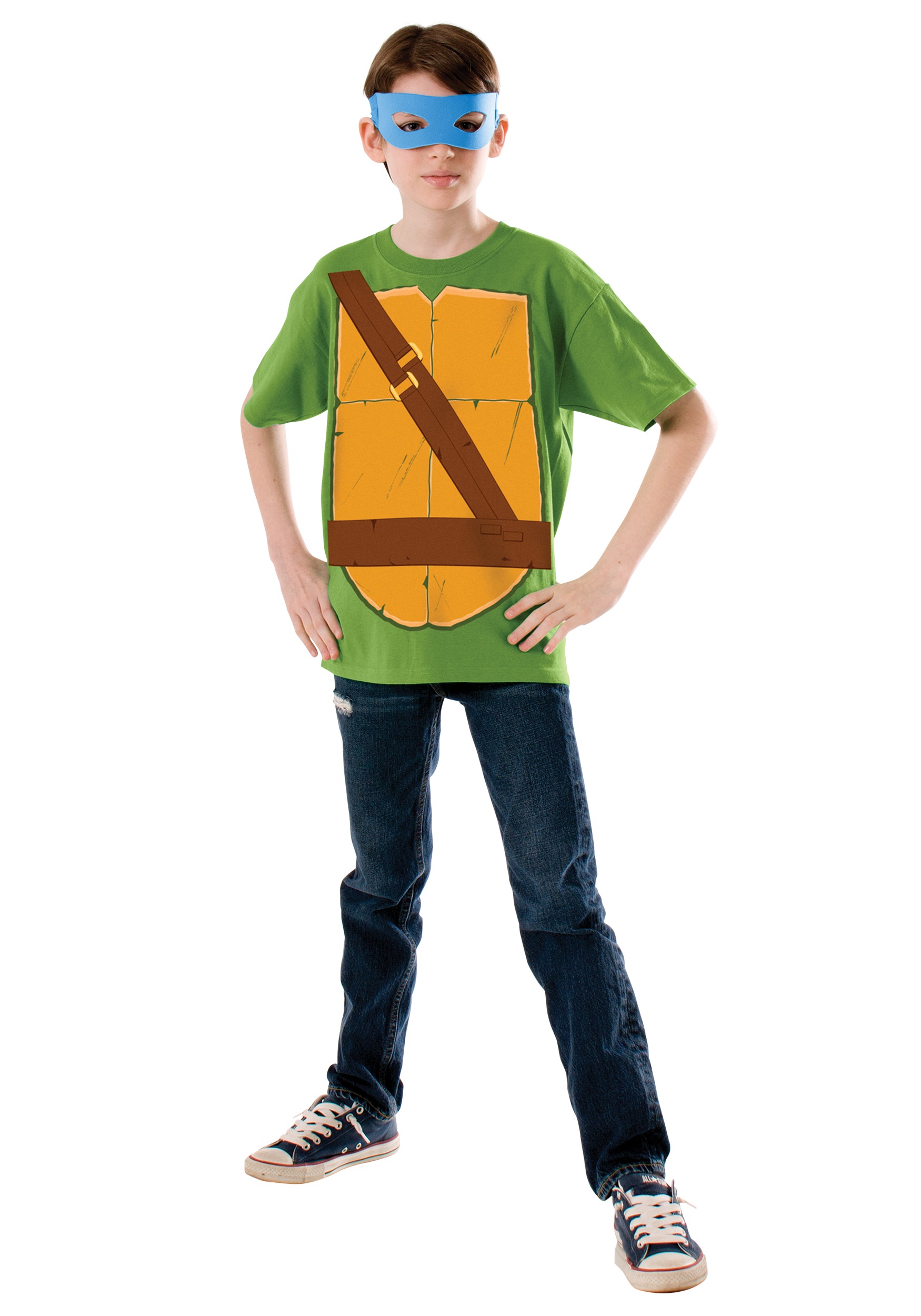 Child TMNT Leonardo Costume Top - Halloween Costume Ideas 2021