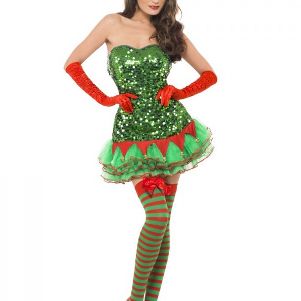 Fever Elf Sequin Costume Halloween Costume Ideas