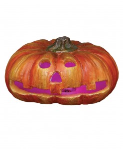 7 Round Resin Jack O Lantern