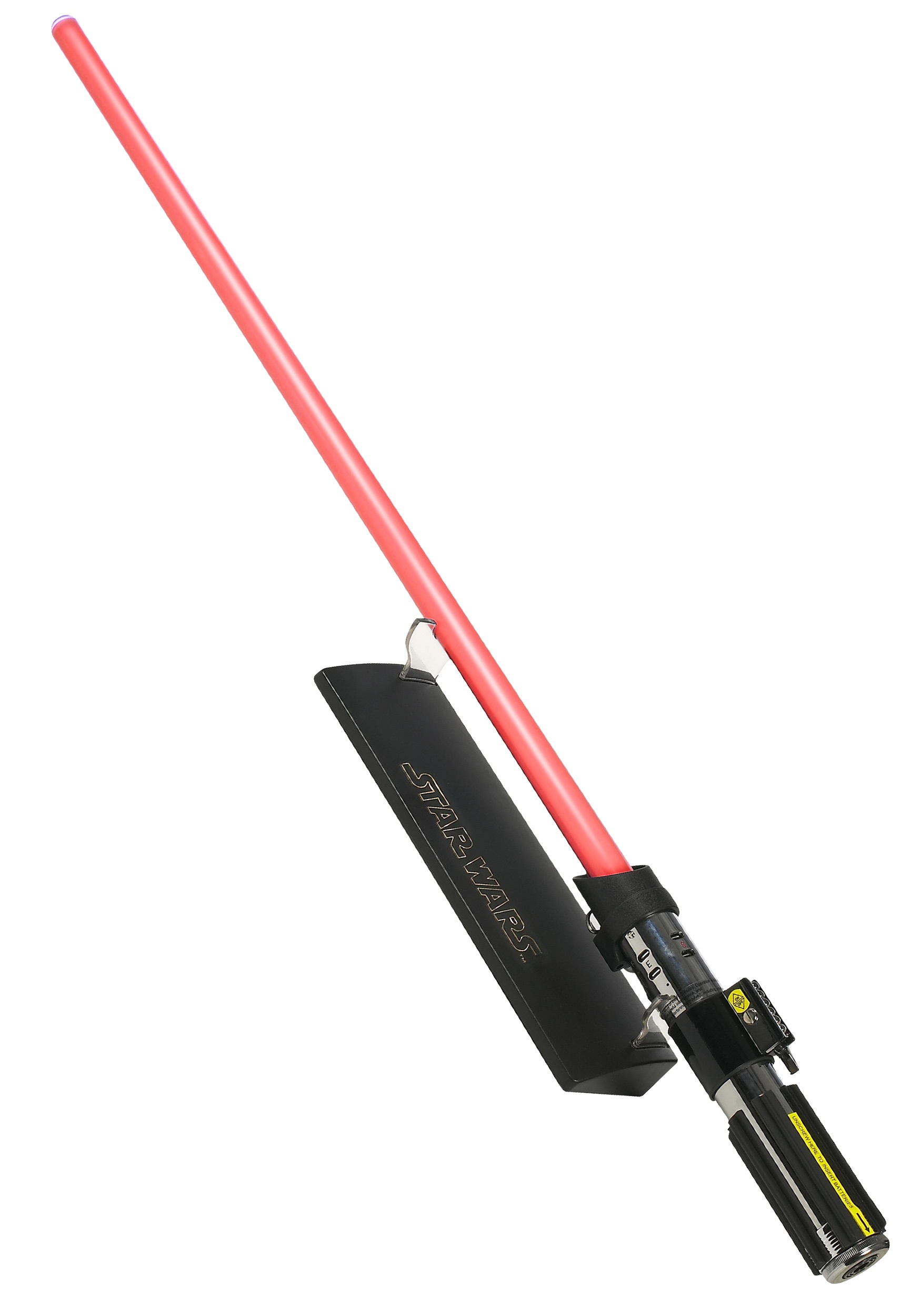 red lightsaber toy