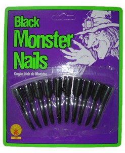 Child Black Witch Nails