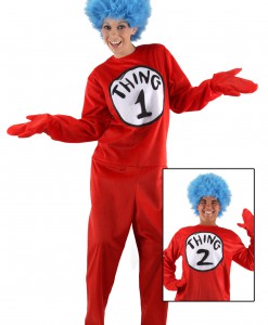 Adult Thing 1 and 2 Costume
