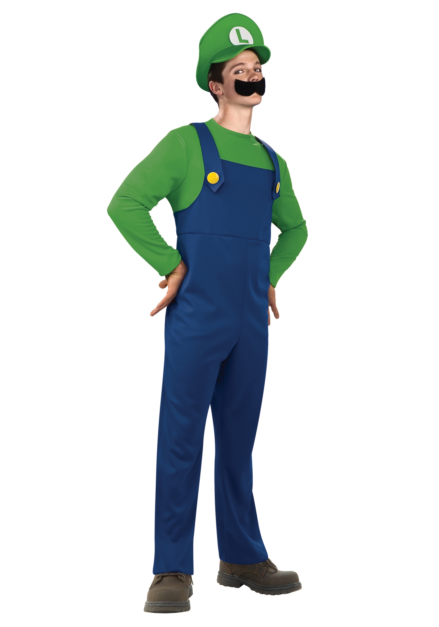 Teen Luigi Costume | Luigi never plays second fiddle to his brother and nei...