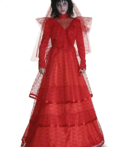 Red Gothic Wedding Dress Costume Halloween Costume Ideas