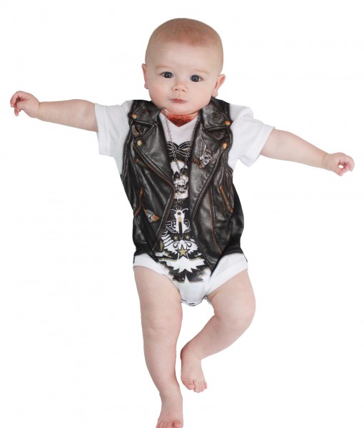 Infant Biker Baby T-Shirt Costume