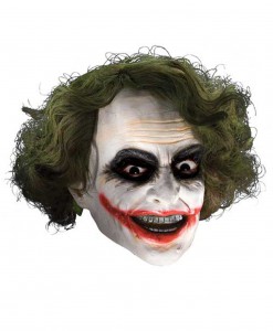 Child Deluxe Joker Mask with Hair
