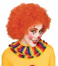 Orange Afro Clown Wig