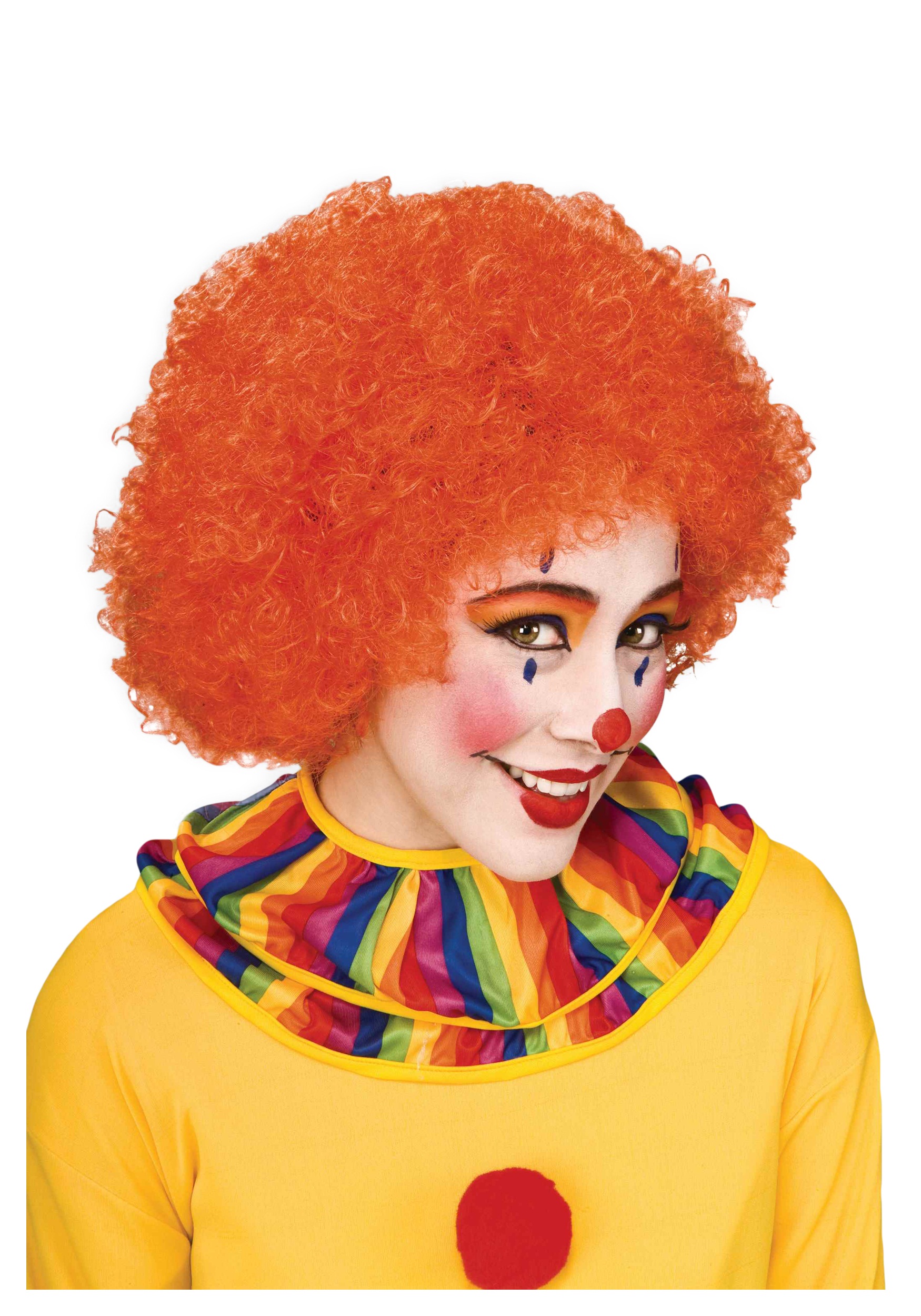 Orange Afro Clown Wig Halloween Costume Ideas 2019 