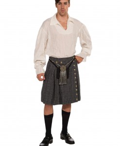Gray Kilt and Shirt