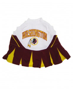 Washington Redskins Dog Cheerleader Outfit