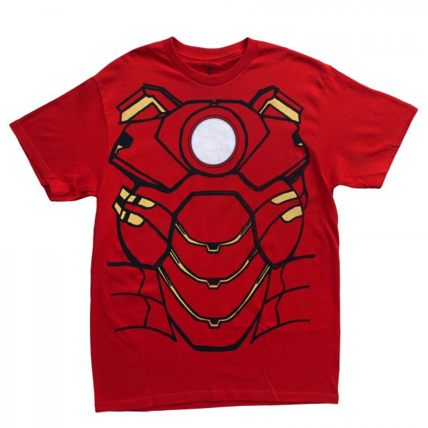 Adult Iron Man Costume T-Shirt - Halloween Costume Ideas 2023