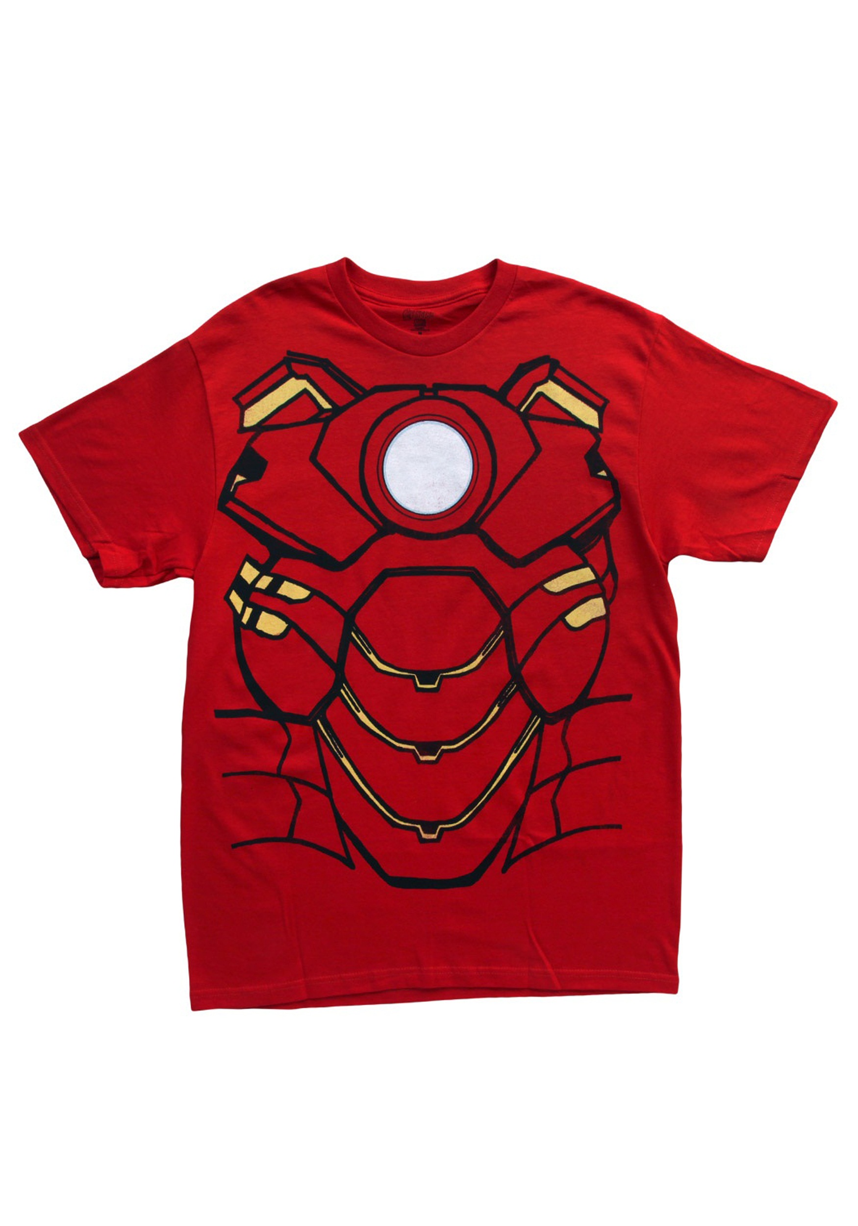 Adult Iron Man Costume T Shirt   Halloween Costume Ideas 20