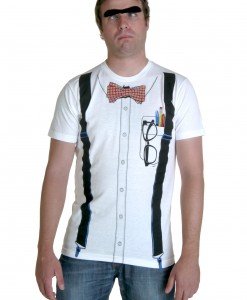 Classic White Nerd T-Shirt