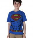 Boys Muscle Superman Costume T-Shirt