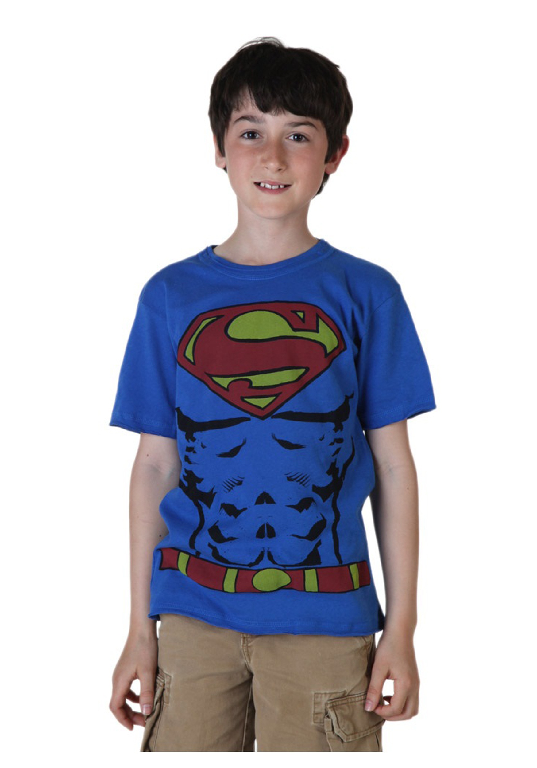 Boys Muscle Superman Costume T-Shirt - Halloween Costume Ideas 2021