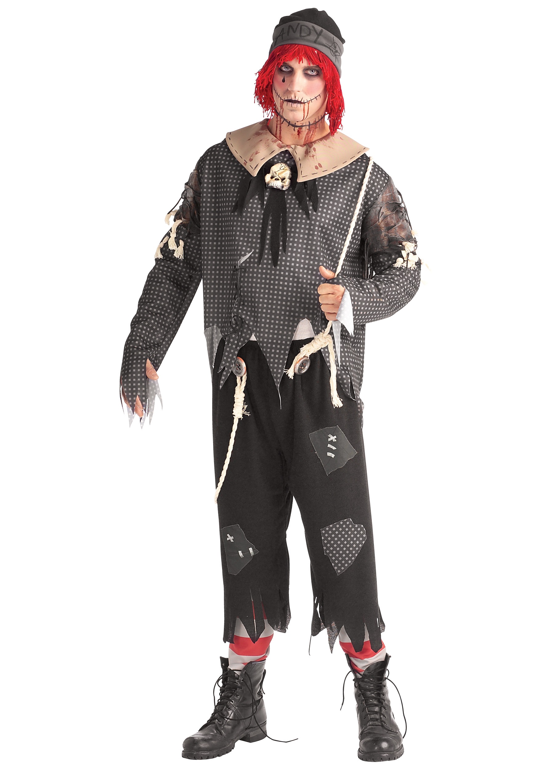 Mens Gothic Ragdoll Boy Costume - Halloween Costume Ideas 2019