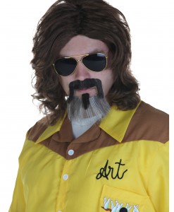 Big Lebowski The Dude Wig and Beard