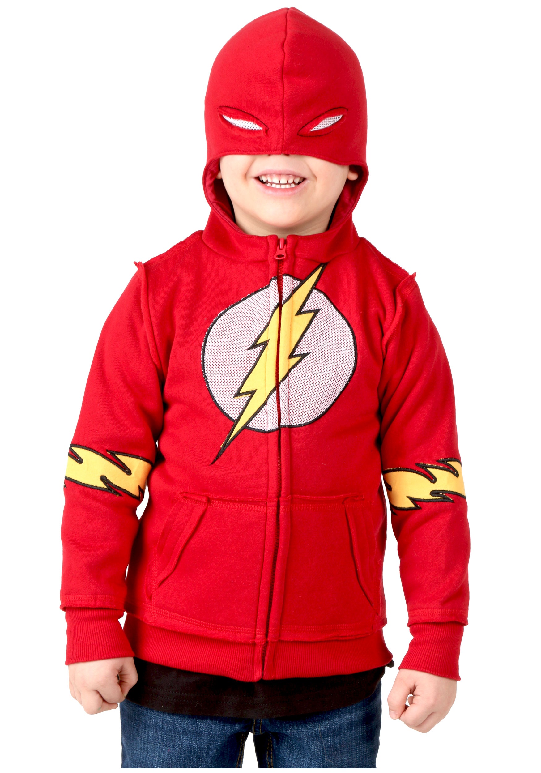 Kids DC Flash Costume Hoodie - Halloween Costume Ideas 2023