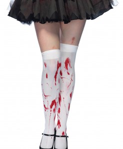 Bloody Thigh High Stockings
