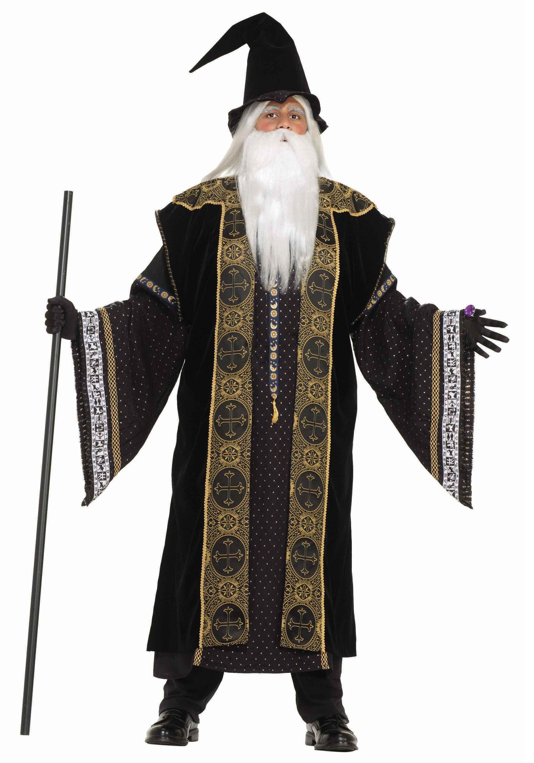 Deluxe Wizard Adult Costume Halloween Costume Ideas 2023