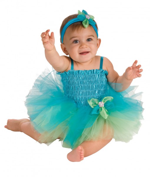 Infant Blue/Green Tutu Costume