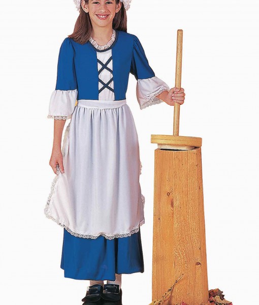 Child Colonial Girl Costume
