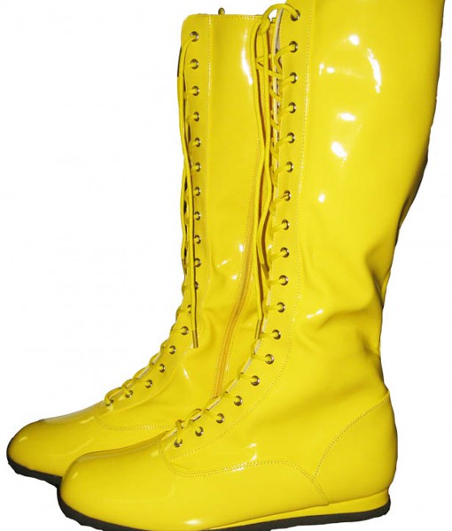 Yellow Wrestling Costume Boots - Halloween Costume Ideas 2019