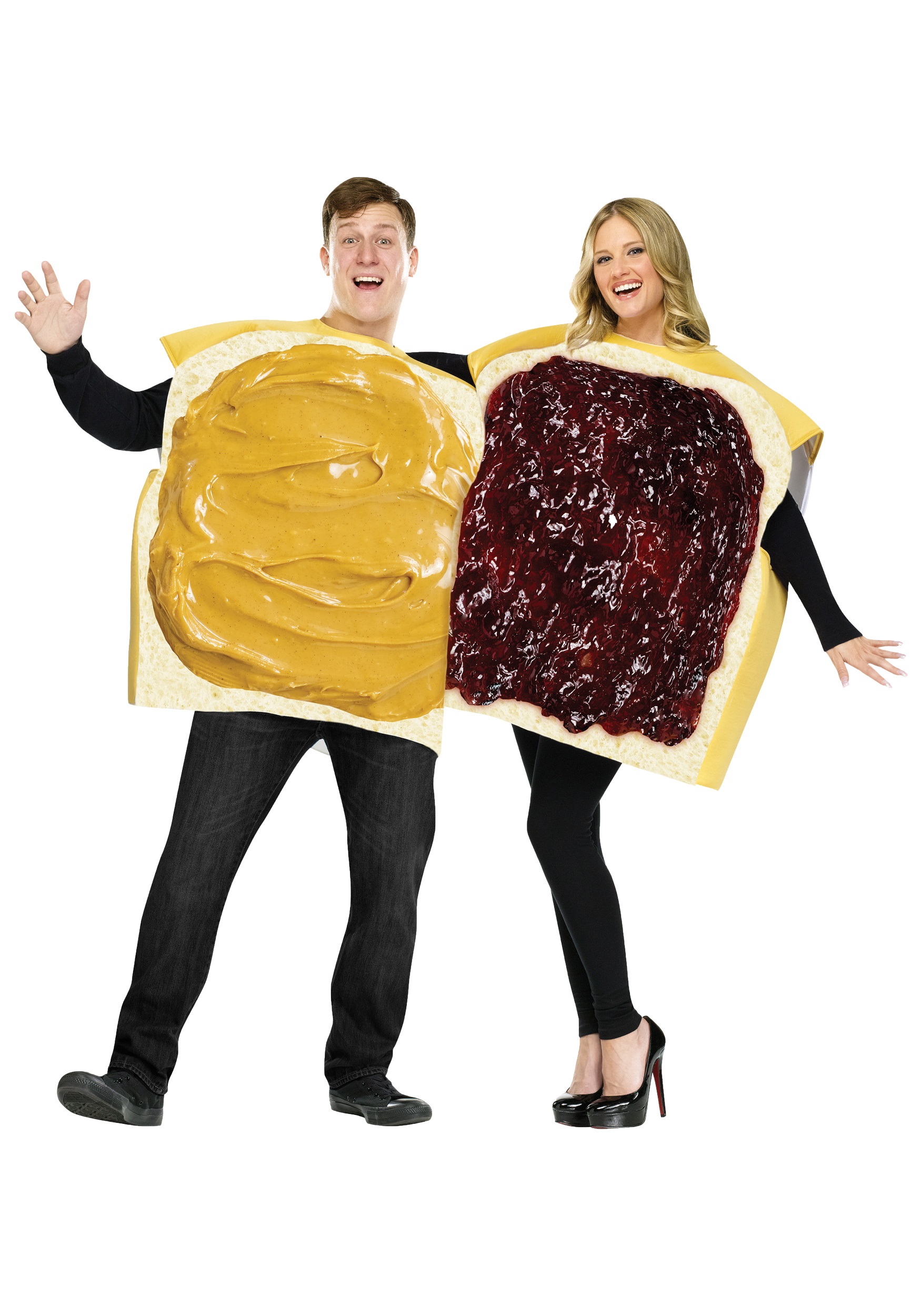 Unisex Peanut Butter Toast Costume Halloween Adult's delicious Peanut food Jumpsuit Cosplay Party Fancy Dress up