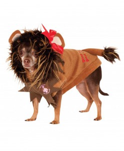 Cowardly Lion Pet Costume