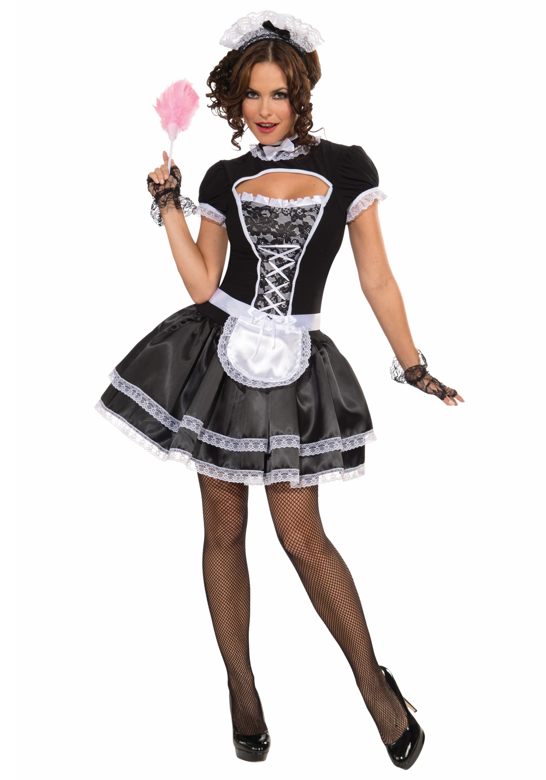Adult French Maid Costume with Free Shipping in U.S., UK, Europe, Canada | ...