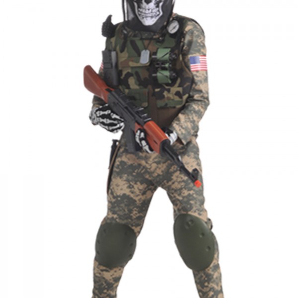 Kids Camo Trooper Army Soldier Costume