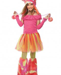 Girls Wild Child Monster Costume