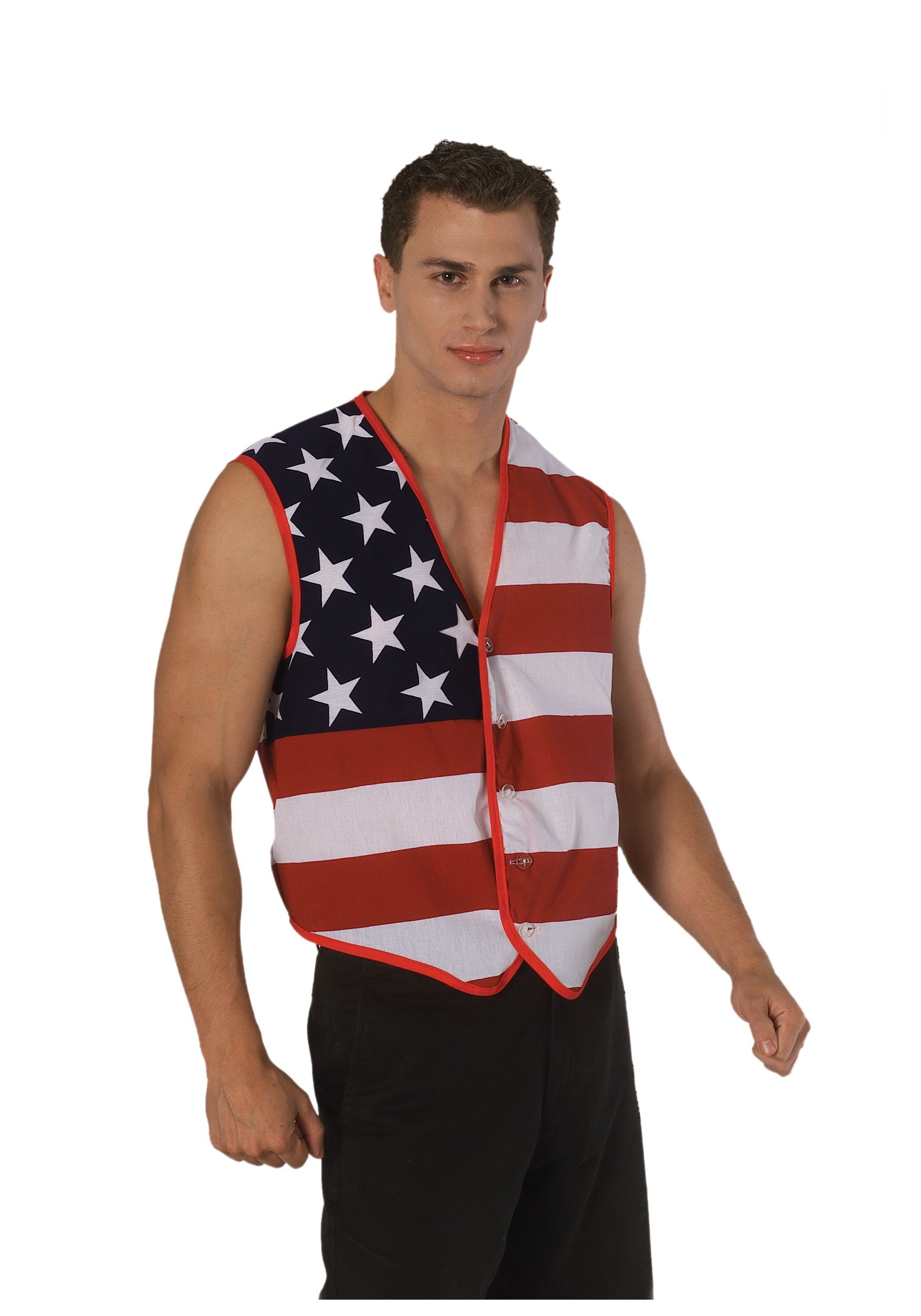 american flag vest mens