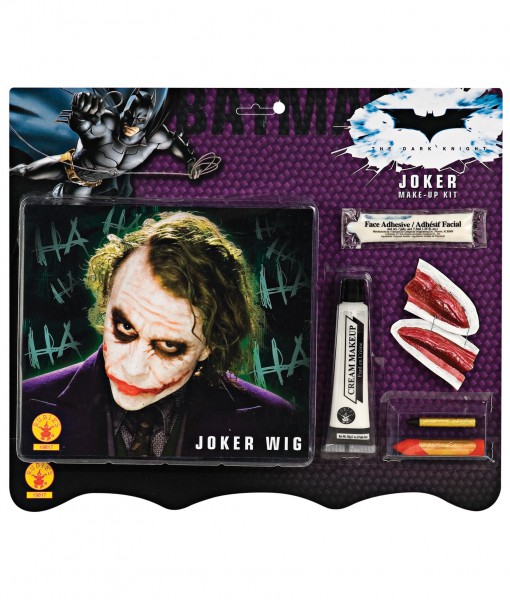 Deluxe Joker Wig & Makeup Kit