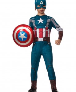 Boys Retro Captain America Costume