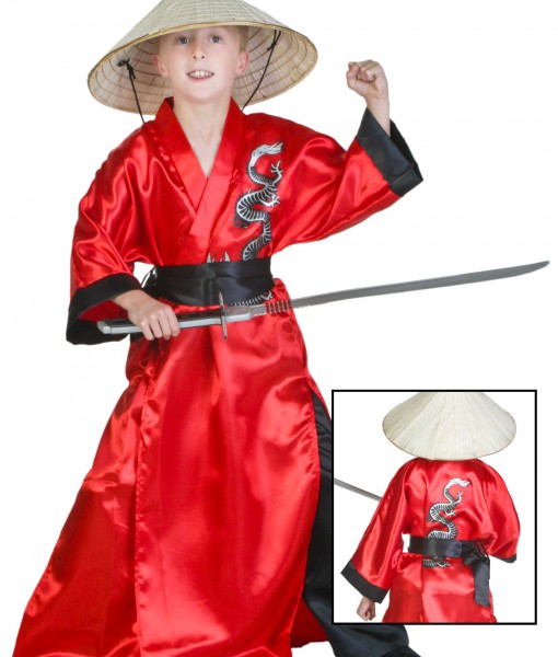 Kids Dragon Samurai Costume