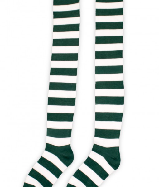 Green and White Munchkin Socks - Halloween Costume Ideas 2023