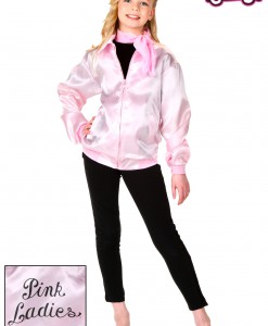 Child Grease Pink Ladies Jacket