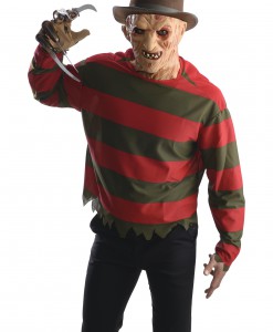Adult Freddy Krueger Shirt w/ Mask