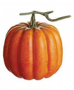 6.5 inch Weighted Pumpkin with Vine